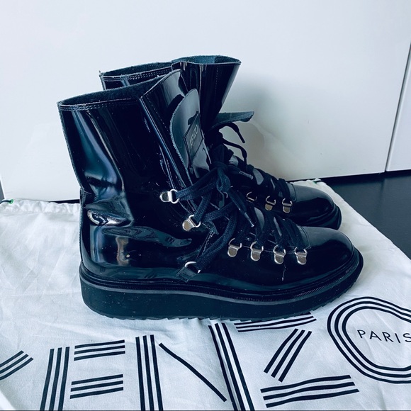 KENZO Fur-lined Winter Boots - Picture 2 of 7